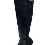 Adrienne Vittadini Women's Black Over The Knee High Heel Boots 6.5 Photo 0
