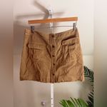 Nili Lotan Remy Sahara Utility Mini Skirt size 10 Tan Photo 1