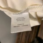 We Wore What  One Shoulder Cutout Jersey Tank in Cream Size Small Photo 8