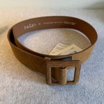 Ba&sh NWT Betty Suede Square Buckle Belt in Brown Size 85 (29in) Photo 1