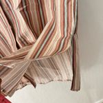 We The Free  free people Poolside striped oversized button front lounge shirt xs Photo 8