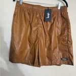 Stüssy Stussy Langley Shiny Baggy Short size medium caramel brown color Photo 7