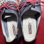 Pikolinos Womens Leather Laser Cut Lace Up Oxford Shoes EU 40 US 9 9.5 Comfort Blue Photo 13