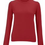 None New Red Long Sleeve Sweater M Photo 6