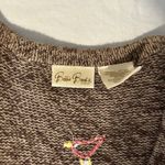 Vintag Bobbie Brooks Sweater Vest Sz XL 14/16 Winter Snowman Cardinal North Pole Brown Photo 1