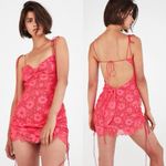 For Love & Lemons  Riveria Neon Pink Mini Dress Size XS Photo 2