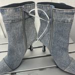 Jeffrey Campbell  Finitely Denim Pointed Toe Bootie Size 5.5 NWOT Photo 8