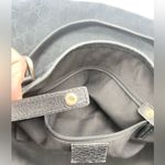 Gucci  Black Canvas leather trim Abbey shoulder bag Photo 7