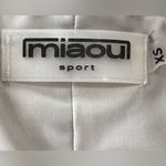 Miaou Sport Gwen Midi Skirt Mesh Drawstring XS Gray Sporty Chic Streetwear Photo 9