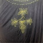 Mango NWT URBAN Western Black Embroidered Off Shoulder Babydoll Dress Mini M Photo 8