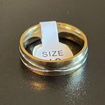 infinity 6mm golden X promise ring Photo 3