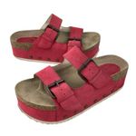 Altar'd State * Serenna Platform Sandal 6.5 Pink Festival Softie Chonky Summer Photo 4
