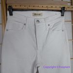 Madewell NEW Stovepipe Jeans in Pure White, 24 Photo 6