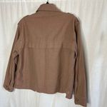 Lucky Brand Cropped Twill Utility Jacket in Mauve Size XS Button Front Pockets Photo 3