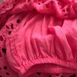 Free People  One Perla Eyelet Lace Off The Shoulder Top Photo 3