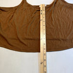 BP Ribbed Tank Top 4X Brown Sleeveless Crop Cami Casual Photo 7