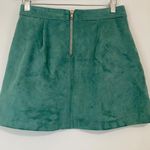 Kendall + Kylie  Women’s Two Pocket Velvet A-Line Skirt Green Size XS EUC Photo 5