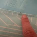 Nike Golf Skort Athletic Skirt Dri-FIT Geometric Print Light Blue White L Photo 9