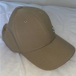 Nike DRI-FIT Structured Metal Logo Ball Club Cap Hat Khaki/Metallic silver color Photo 3