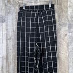 SheIn Tall XS Plaid Black & White Pants Soft & Stretchy Photo 5