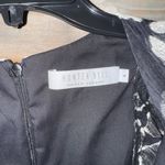 Hunter Bell  Leighton Blouse- Black and White cheetah print- Women's Top- size 4 Photo 4