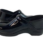 Dansko Black Patent Leather Comfort Clog Shoes Womens 10.5-11 Nurse Professional Photo 3