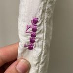 VTG Diadora Track Jogger Pants White Casual Athletic Streetwear Athleisure SZ S Photo 1