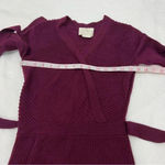 Kate Spade Kate‎ spade  100% WOO  Women's Purple V Neck Long Sleeve Wrap Dress size XS Photo 11