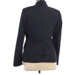 H Hilfiger blue &White pinstripe Wool Blazer Size 12 Photo 11