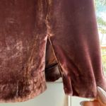 Aritzia  Wilfred Novella Velvet Puff Sleeve Mini Dress in Truffle Brown size 6 Photo 13