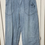 We The Free  Blue Denim Culottes Pull Up Size Small Photo 0