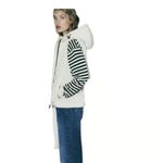 ZARA NWOT  | Ecru | FITTED HOODED PUFFER VEST JACKET 8073/047 ZIPEER POCKET SKI Photo 4