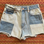 Billabong WRANGLER PATCHWORK DENIM CUT OFF SHORTS Photo 0