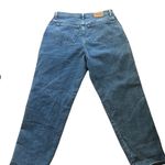 Wrangler Rugged Western Denim Plaid FLANNEL LINED MOM Jean 34X30 High Rise Photo 2