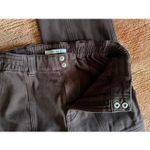 PacSun  Women High Rise Stretch Cargo Pants Brown Elastic Waist Size S/M Photo 6