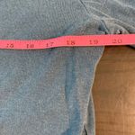 Bryn Walker Teal Blue 3/4 Sleeve Ribbed Knit Top Made in USA XL Basic Layer READ Photo 8