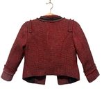 Hinge  red and black wool tweed blazer size Xs Photo 1