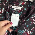 Isabel Marant Isabel Marant Etoile Okleya Gathered Jacquard Dress Black Floral Midi NWT 10 Photo 10