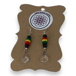 Handmade Rasta Boho gemstone earrings are  by Cosmic Dreamer Creations Photo 7