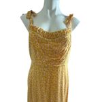 Auguste  Dean Gia Midi Dress in Pink Yellow Floral Photo 13