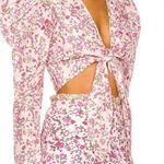 Hemant and Nandita Hera Crop Top in Orchid Pink Women’s Sz M Photo 3