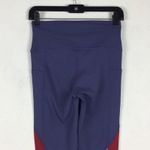 Vie Active Lulu Colorblock High Rise Full Leggings Small Purple Photo 10