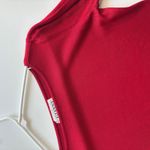 Gianni Bini Gianni Silk Knit Top Red 3/4 Sleeve Boat Neck Classic‎ Timeless Pullover Photo 4