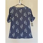 Style & Co  Bundle Lot of 2 Casual Floral Shirts Tops Blouse Womens Small One NEW Photo 7