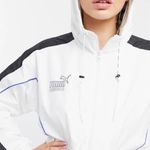 Puma Queen Reflective Jacket Royal Style White NEW Photo 8