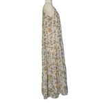 Elena Baldi Tiered Silk Floral Maxi Dress Lightweight Flowy Summer Italy Sz XS Photo 4