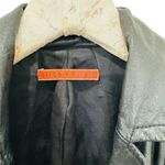 Alice + Olivia Black genuine Leather Jacket Photo 5