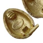 A.L.C. CAVINESS Enamel White Gold Black Clip On Earrings Photo 4