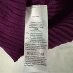 Madewell Rib Mockneck Sweater Tank Women Size XXS Purple Office Classic Layering Photo 3