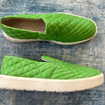 Franco Sarto  Green Quilted Leather Platform Sneaker Size 6 Photo 0